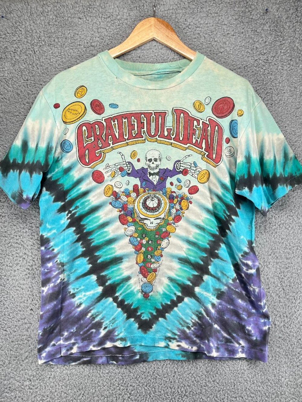 Vintage Original Grateful Dead Las Vegas April 27-28 1991 T-Shirt